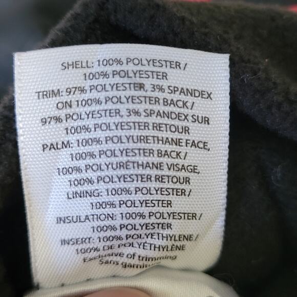 EUC Women's L Carhartt  Waterproof Insulated Ripstrop Fabric Gloves Knit Cuff - Picture 10 of 14